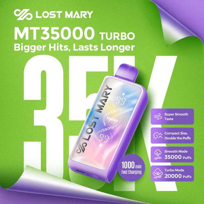 LOST MARY MT35000 PUFFS  5% DISPOSABLES