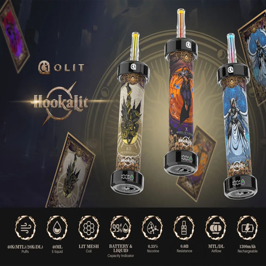 OLIT HOOKAHLIT 40ML 40K PUFFS DISPOSABLE VAPE